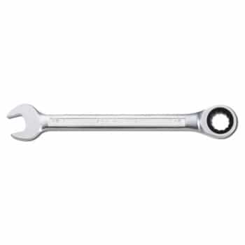 Ratchet ring spanner, straight 12-side 18mm