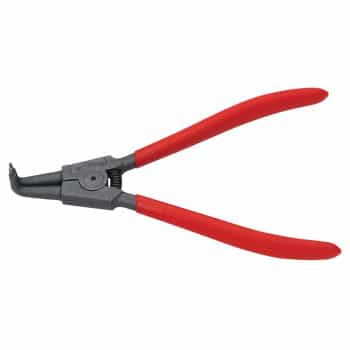 Circlip pliers bent open (German)
