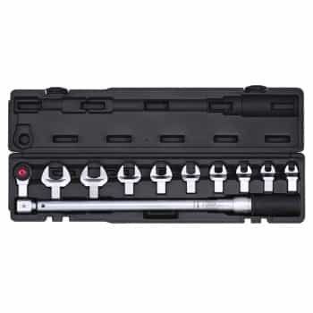 Torque wrench set 14x18 with plug inserts 68-340 Nm 11-pcs