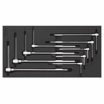 Sonic T-Handle Key Set TX 3-Way with Slide Handle 9-Piece