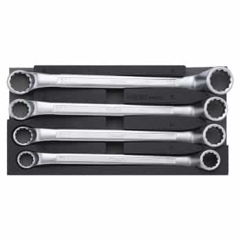 Sonic Ring Wrench Set, Deep Bent 75° 4-piece