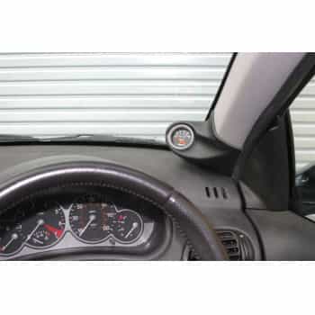 RGM A-Pillarmount Right - 1x 52mm - Peugeot 206 excl. CC - Black (ABS)