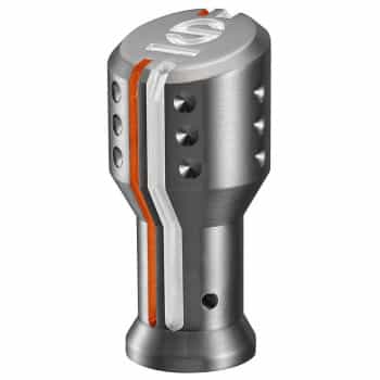 Sparco Shift Knob 'Settanta' - Black + Aluminium/White/Orange