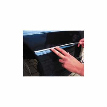 Universal self-adhesive chrome frame - U-profile / Length 5 meters