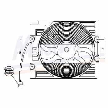 Fan, A/C condenser