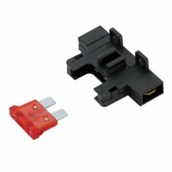Fuse holder + plug fuse 10A