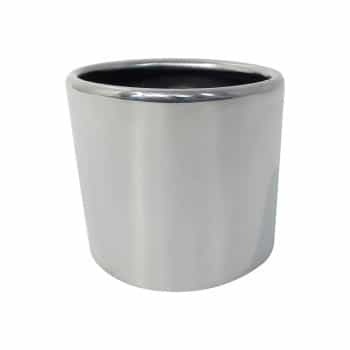 Exhaust trim piece stainless steel oval 45-60 mm L 150mm