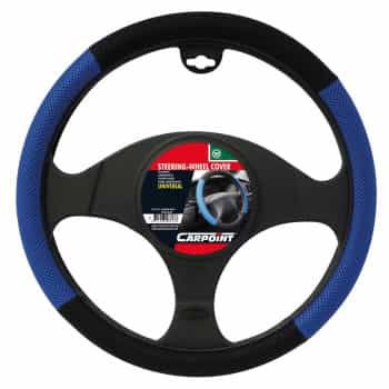 Steering cover E-treme mesh black / blue