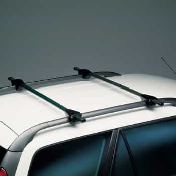 Roof rack set Twinny Load Steel Logico Key 120cm - With open roof rails