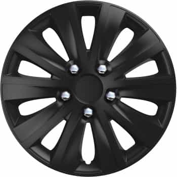 4-Piece Hubcaps rapide NC Black 15 inch