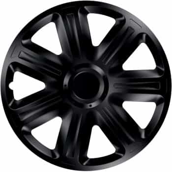 4-Piece Hubcaps Comfort Black 14 Inch