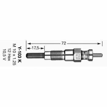 Glow Plug 6325 NGK