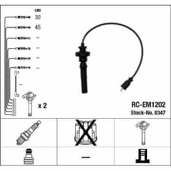 Ignition Cable Kit 0347 NGK