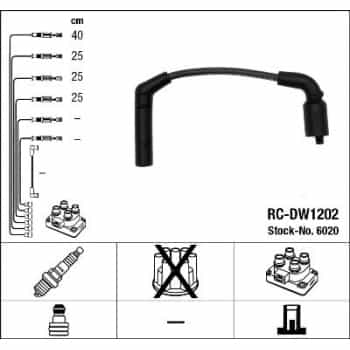 Ignition Cable Kit 6020 NGK