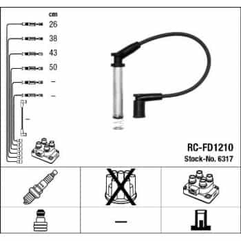 Ignition Cable Kit 6317 NGK