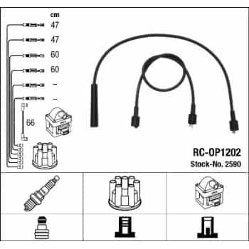 Ignition Cable Kit 2590 NGK