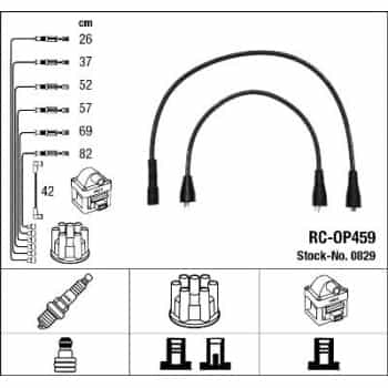 Ignition Cable Kit 0829 NGK