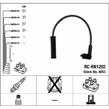 Ignition Cable Kit 4053 NGK