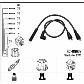 Ignition Cable Kit 7375 NGK