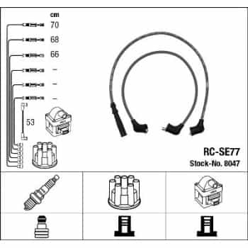 Ignition Cable Kit 8047 NGK