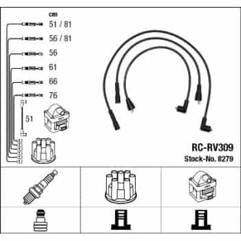 Ignition Cable Kit 8279 NGK