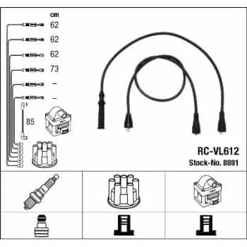 Ignition Cable Kit 8891 NGK