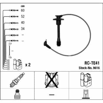 Ignition Cable Kit 9616 NGK
