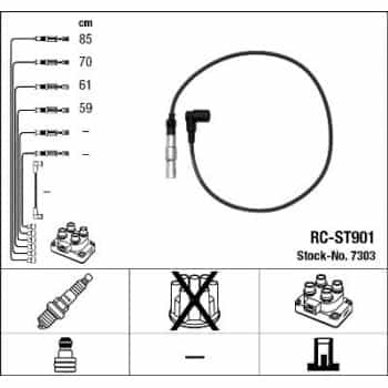 Ignition Cable Kit 7303 NGK