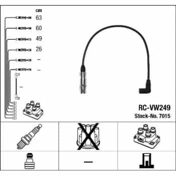 Ignition Cable Kit 7015 NGK