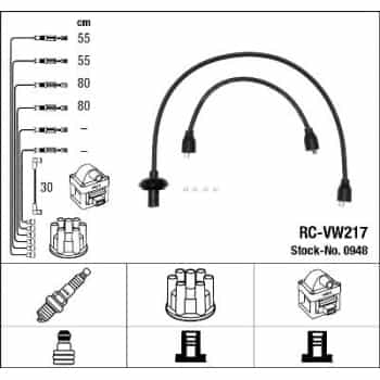Ignition Cable Kit 0948 NGK