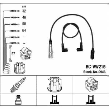 Ignition Cable Kit 0946 NGK