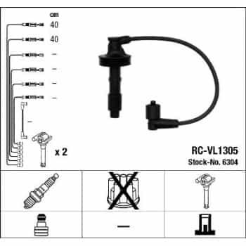 Ignition Cable Kit 6304 NGK
