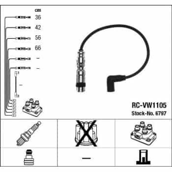 Ignition Cable Kit 6797 NGK