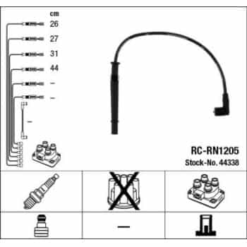 Ignition Cable Kit 44338 NGK