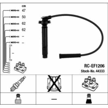 Ignition Cable Kit 44333 NGK