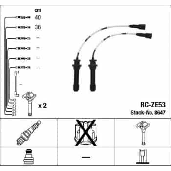 Ignition Cable Kit 8647 NGK