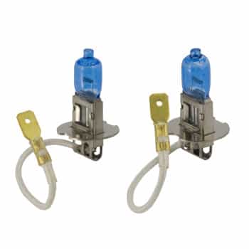 SuperWhite Blue H3 55W / 12V / 4200K Halogen Lamps, set of 2 pieces (E13)