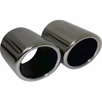 Exhaust trim for Audi // VW - Dual pipe - 73mm connection