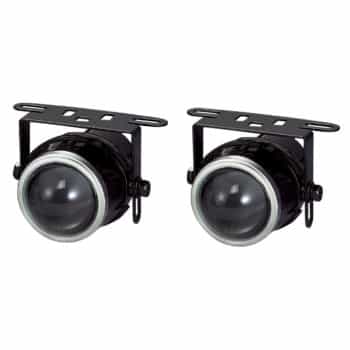 Set of universal fog lights Clear H3-12V-55W 50x112mm + ECE-R19 E-mark