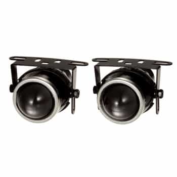 Set of universal fog lights Clear H3-12V-55W 56x108mm + ECE-R19 E-mark