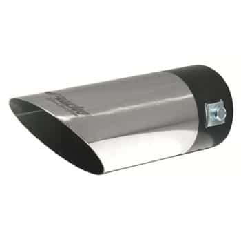 Simoni Racing Exhaust Tip Round/Slanted Stainless Steel - Diameter 60mm - Length 175mm - Mounting 35-60 mm