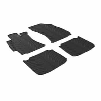 Rubber mats suitable for Subaru Outback 11/2014- (T-Design 4-piece)