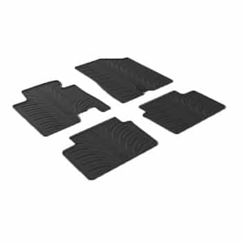 Rubber mats suitable for Hyundai i30 / Kia Cee'd 9/2015- (T-Design 4-piece)