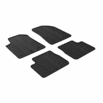 Rubber mats suitable for Alfa Romeo Giulietta 2014- (T-Design 4-piece)