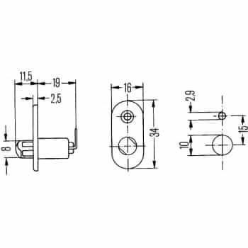 Switch, door contact
