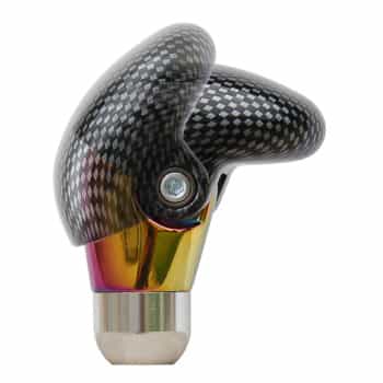 Simoni Racing Shift Knob Shake - Rainbow Aluminum + Carbon