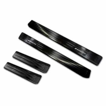 Black Stainless Steel Door Sill Skoda Octavia III Sedan/Combi 2013- - 'Special Edition' - 4-piece