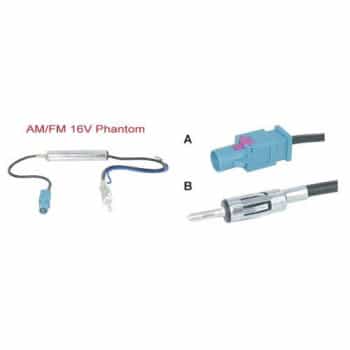 AM / FM 16V Phantom antenna adapter