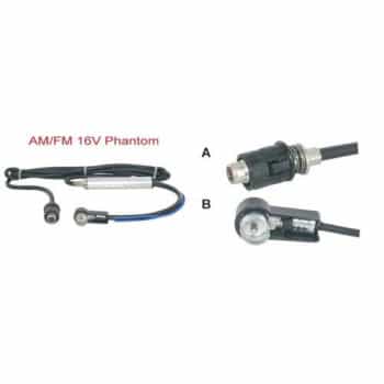 AM / FM 16V Phantom antenna adapter