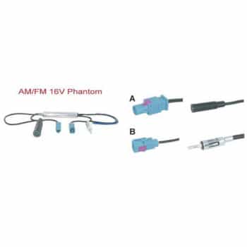 AM / FM 16V Phantom antenna adapter